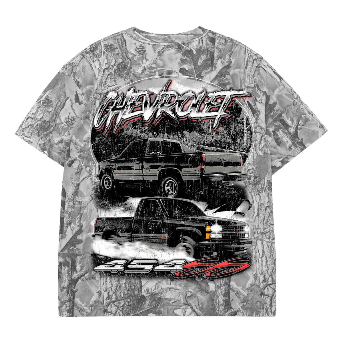 454SS GREY CAMO T-SHIRT